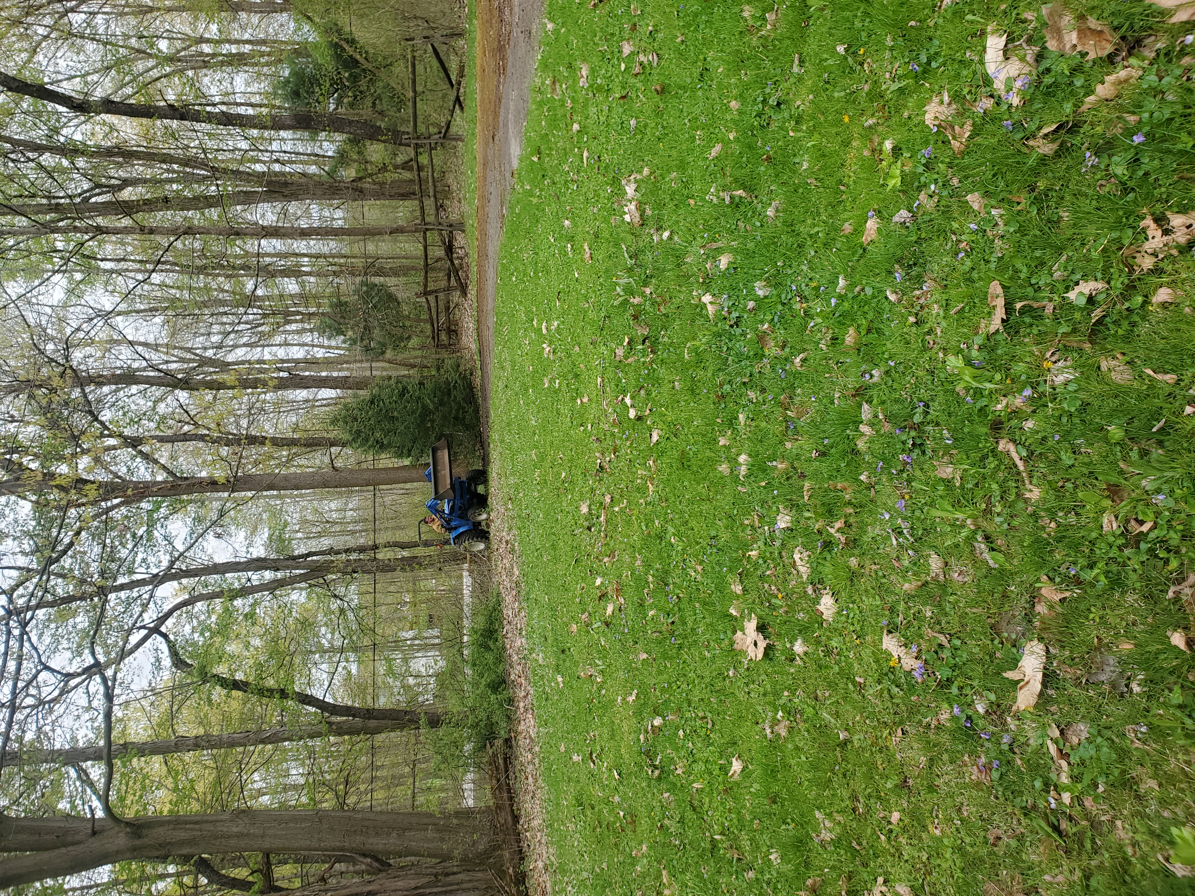 branden on tractor